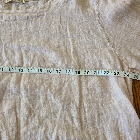 Stella Martini 2X Blush Pink Lace Hem Blouse - Picture 7 of 8